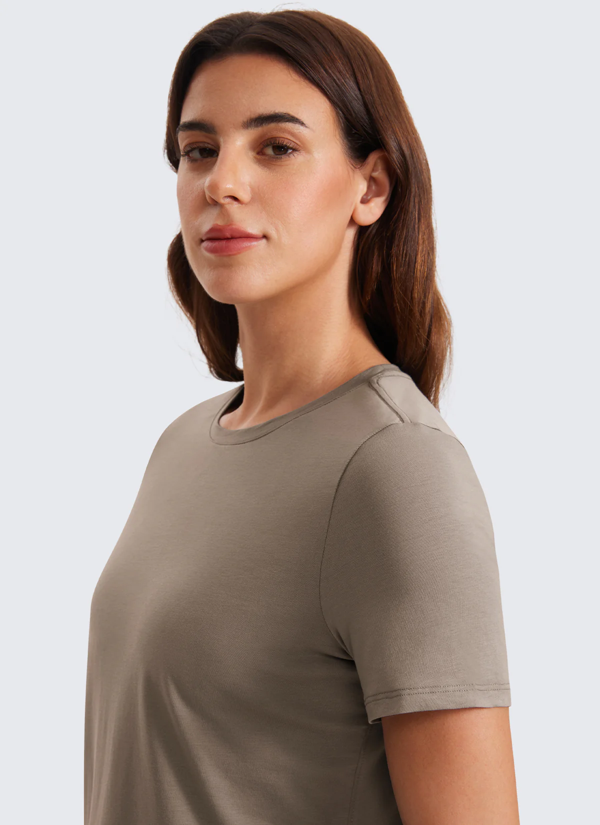 Pima Cotton Round Neck Short Sleeve