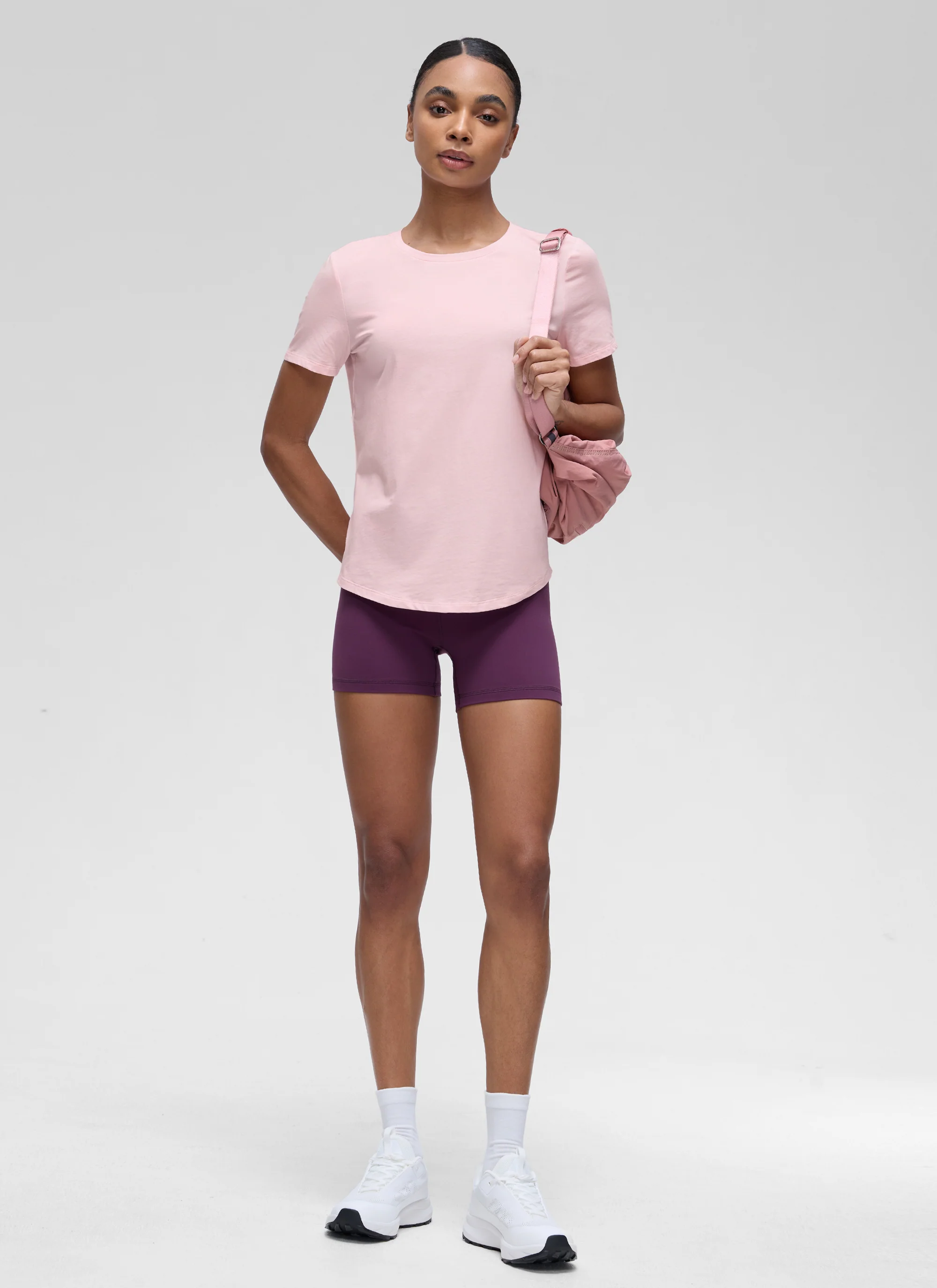 Pima Cotton Round Neck Short Sleeve