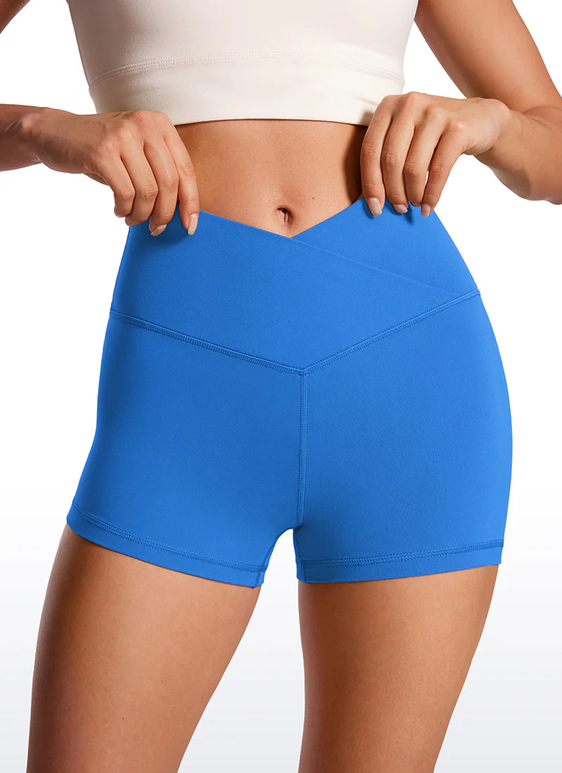 Butterluxe V Cross Waist Shorts 3"