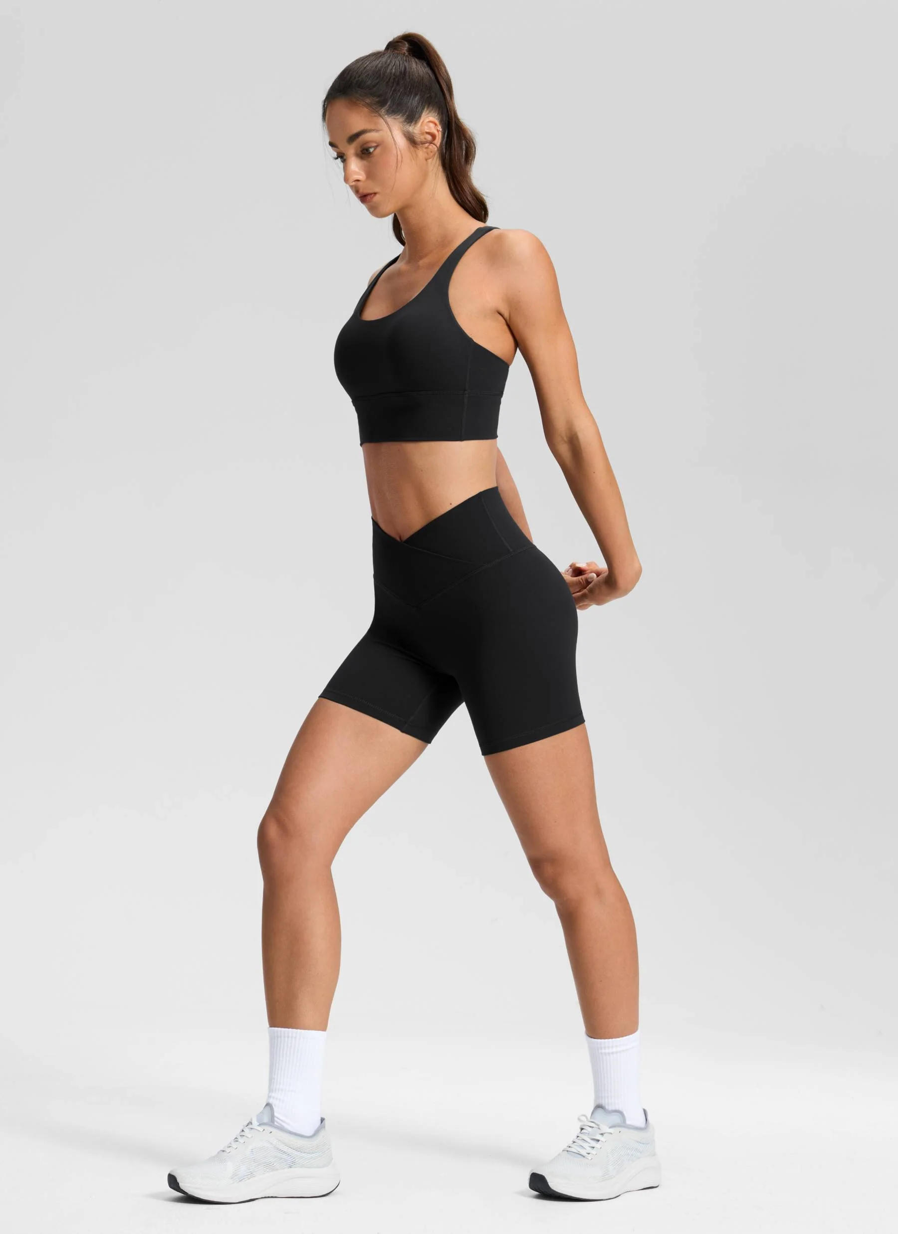 14960-butterluxe-v-cross-waist-shorts-5-10.webp Butterluxe V Cross Waist Shorts 5"
