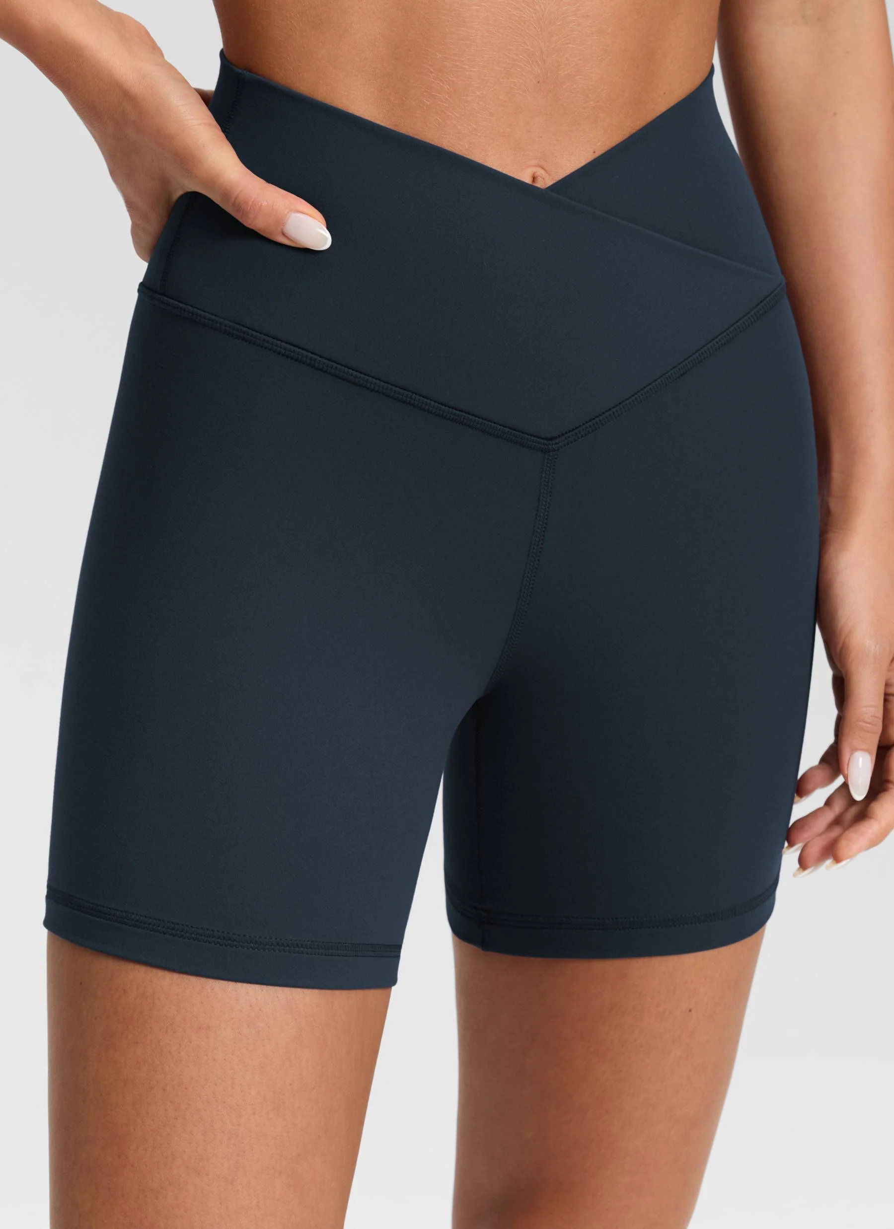 14960-butterluxe-v-cross-waist-shorts-5-16.webp Butterluxe V Cross Waist Shorts 5"