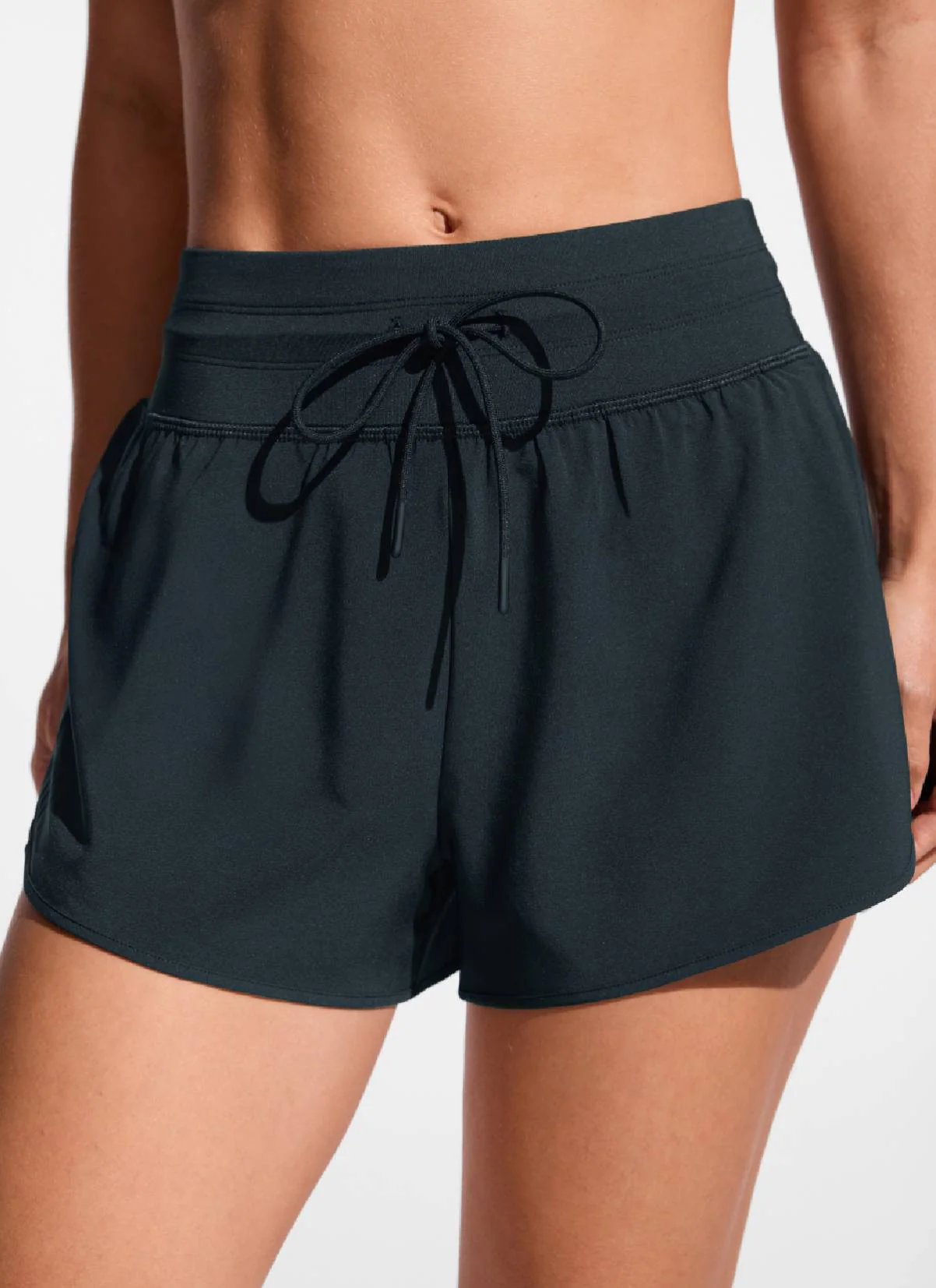 Feathery-Fit Split Dolphin Board Shorts 2.5''