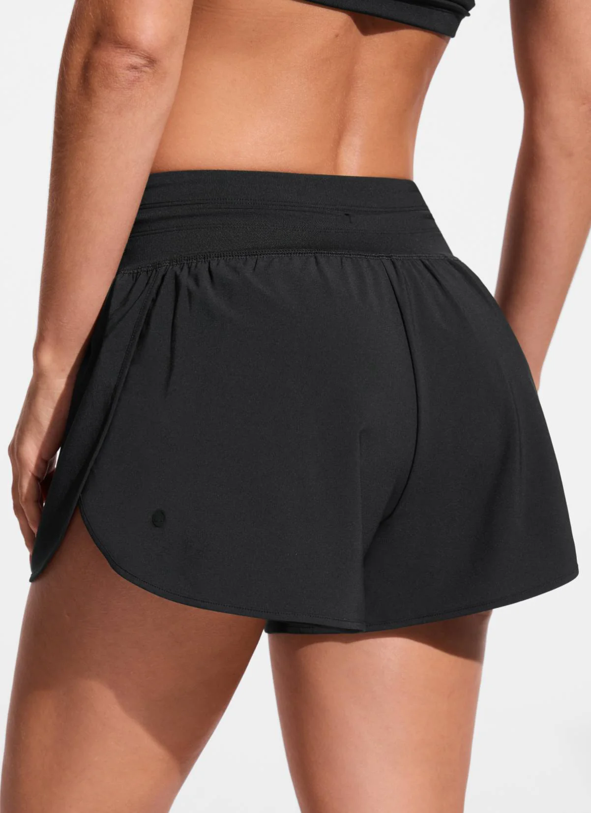 Feathery-Fit Split Dolphin Board Shorts 2.5''