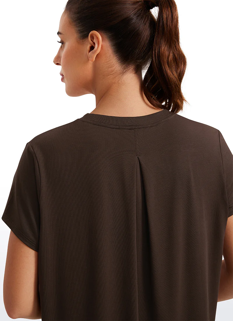 Flowy Yoga Crew Neck Short Sleeve