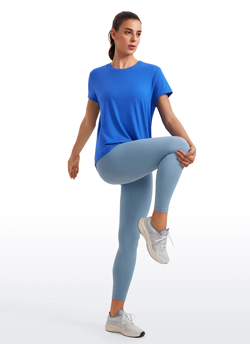 Flowy Yoga Crew Neck Short Sleeve