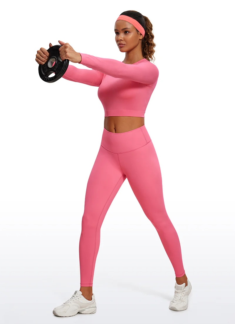 Seamless Slim Fit Cropped Long Sleeve