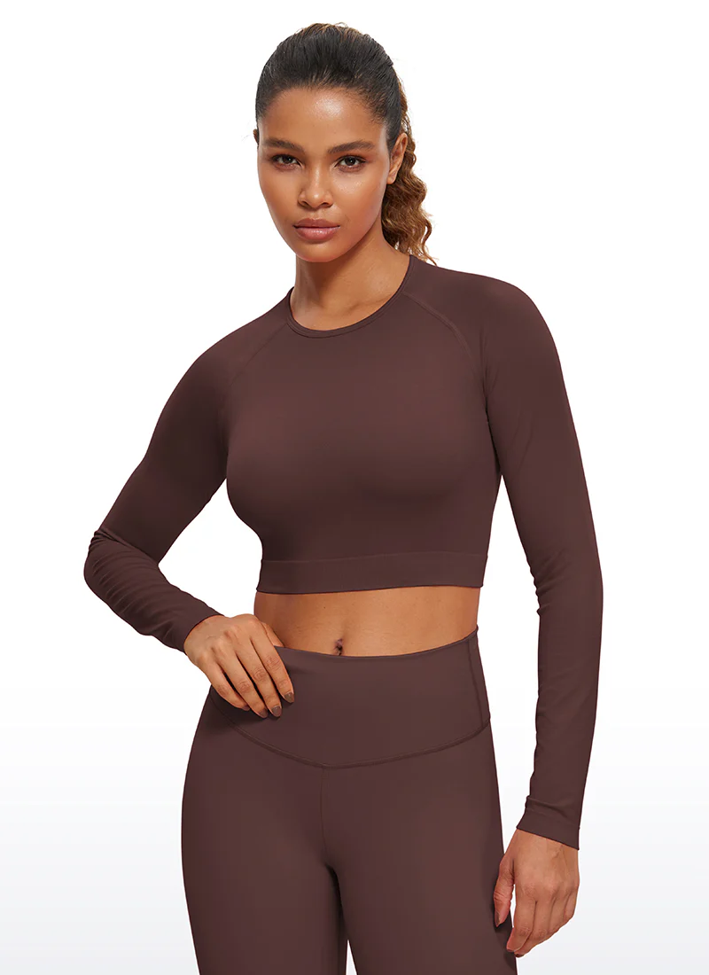 Seamless Slim Fit Cropped Long Sleeve