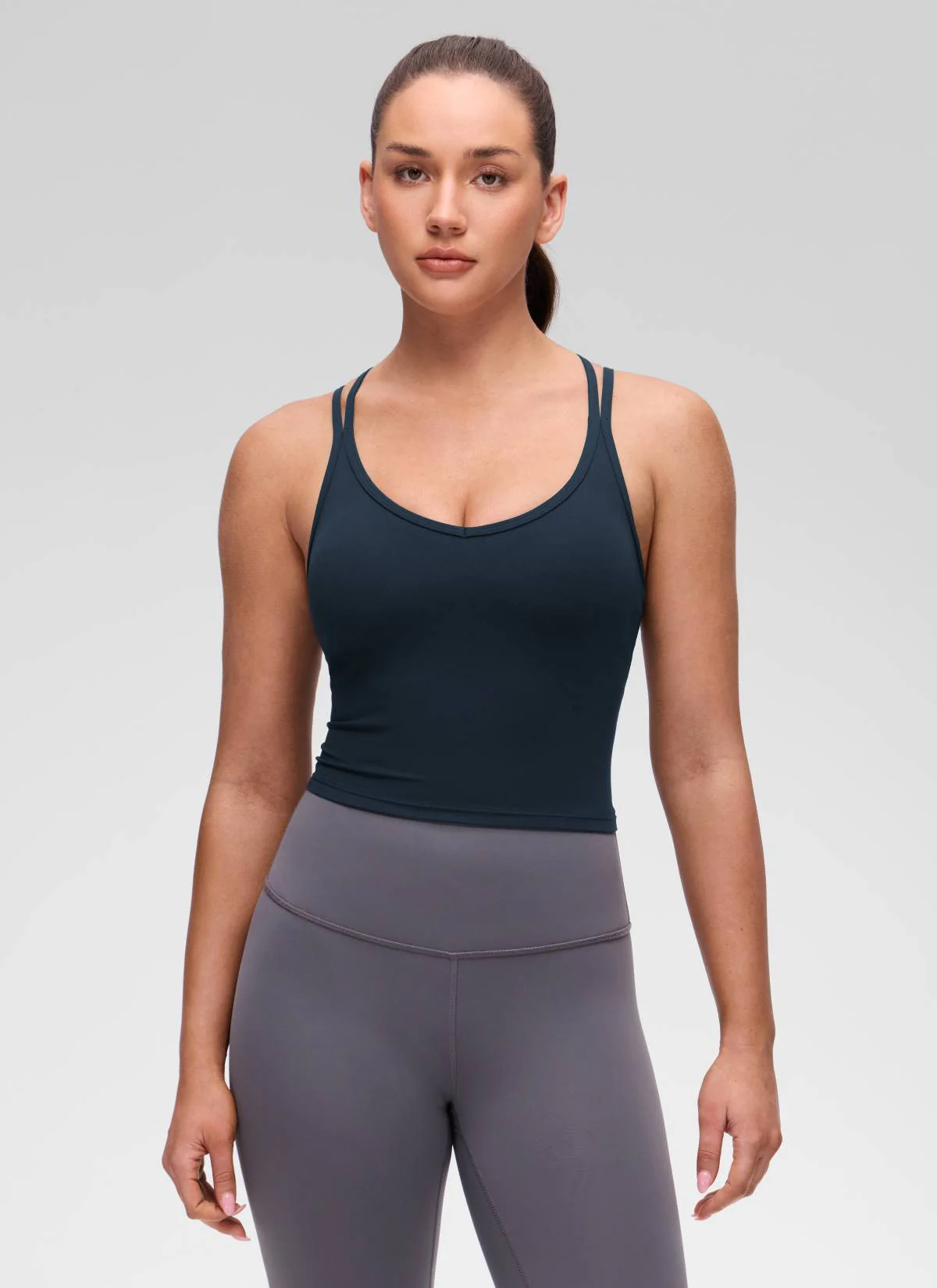 2525-butterluxe-v-neck-cross-back-built-in-bra-tank-5.webp Butterluxe V Neck Cross Back Built in Bra Tank