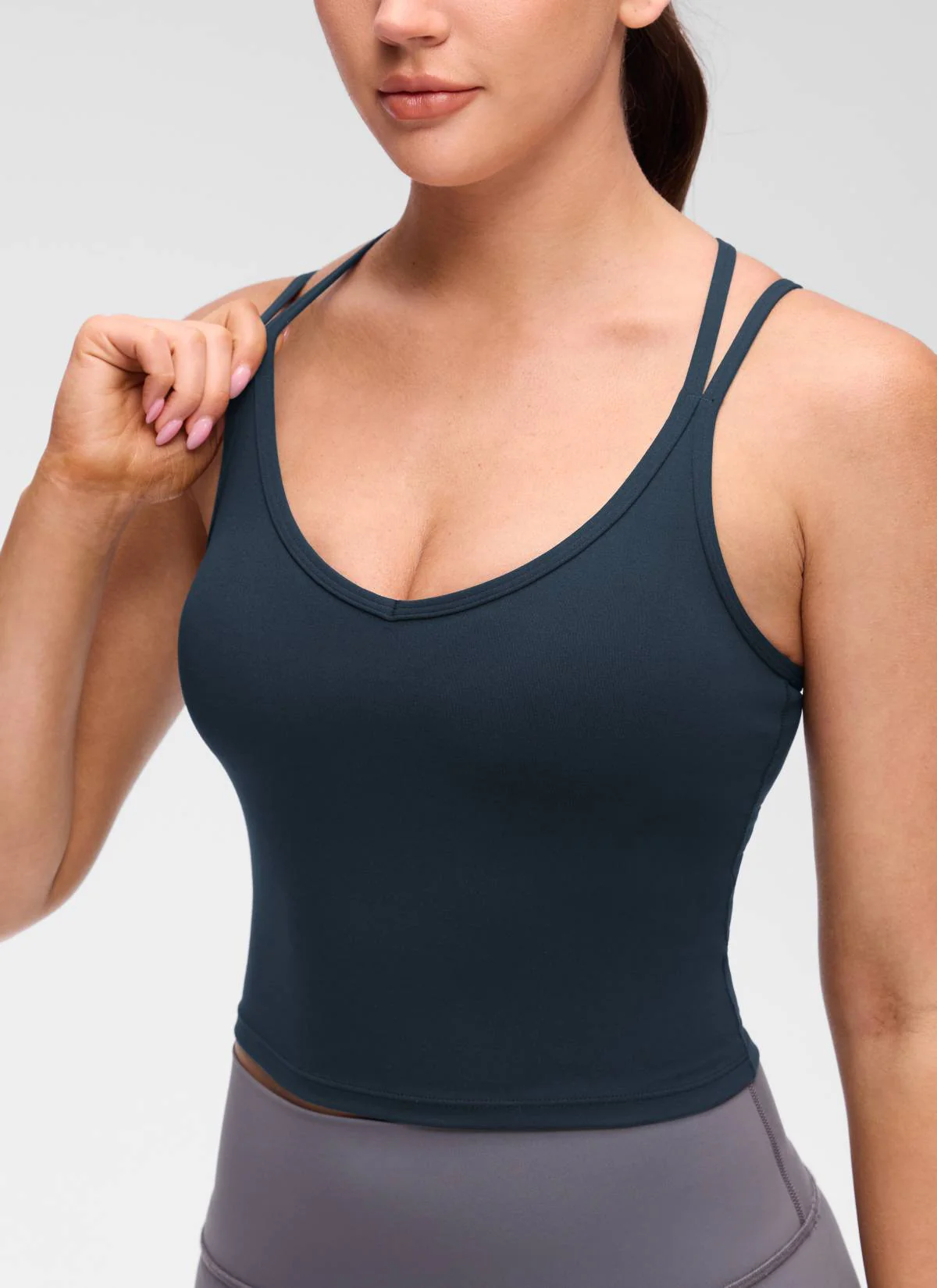 2525-butterluxe-v-neck-cross-back-built-in-bra-tank-8.webp Butterluxe V Neck Cross Back Built in Bra Tank