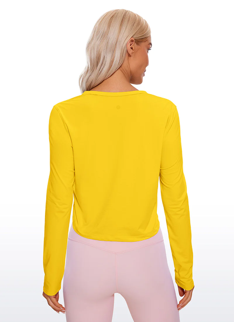 25278-pima-cotton-cropped-classic-fit-long-sleeve-2.webp Pima Cotton Cropped Classic Fit Long Sleeve