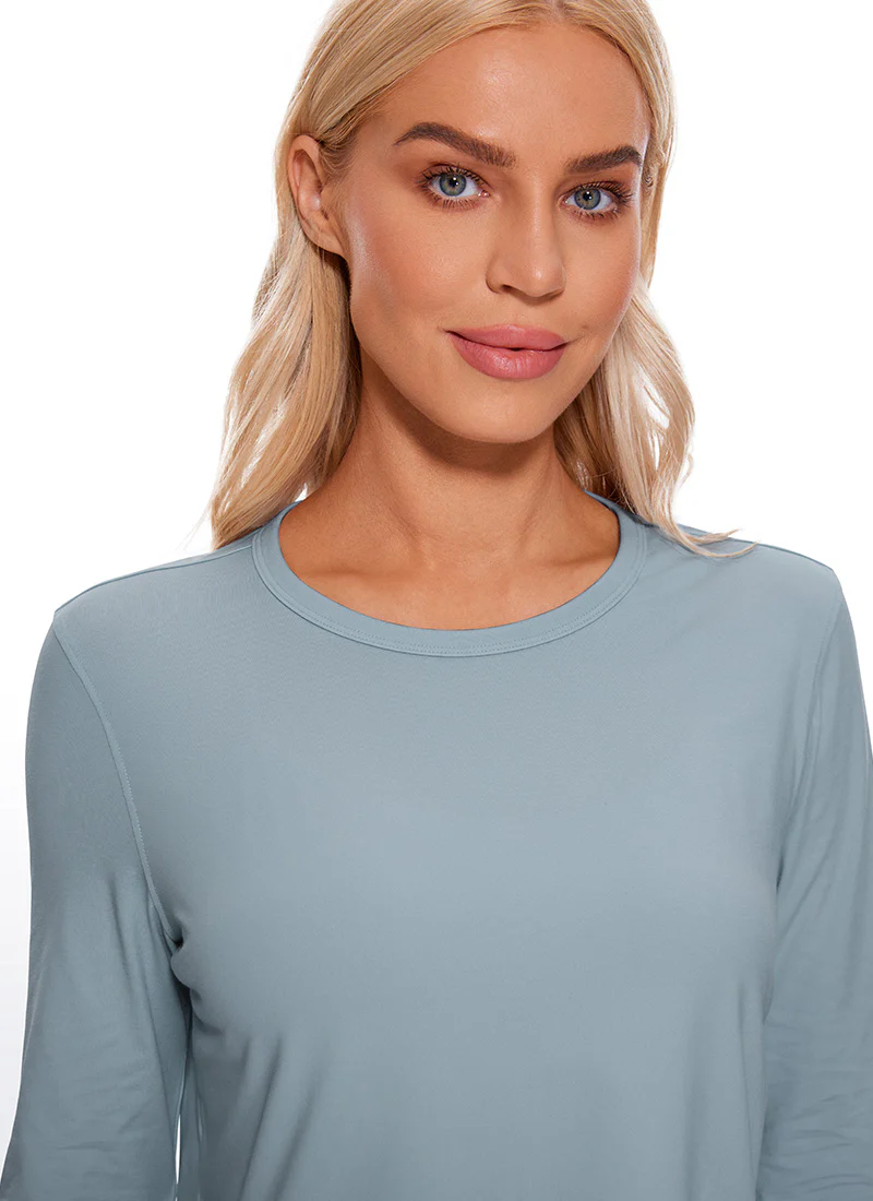 25278-pima-cotton-cropped-classic-fit-long-sleeve-6.webp Pima Cotton Cropped Classic Fit Long Sleeve
