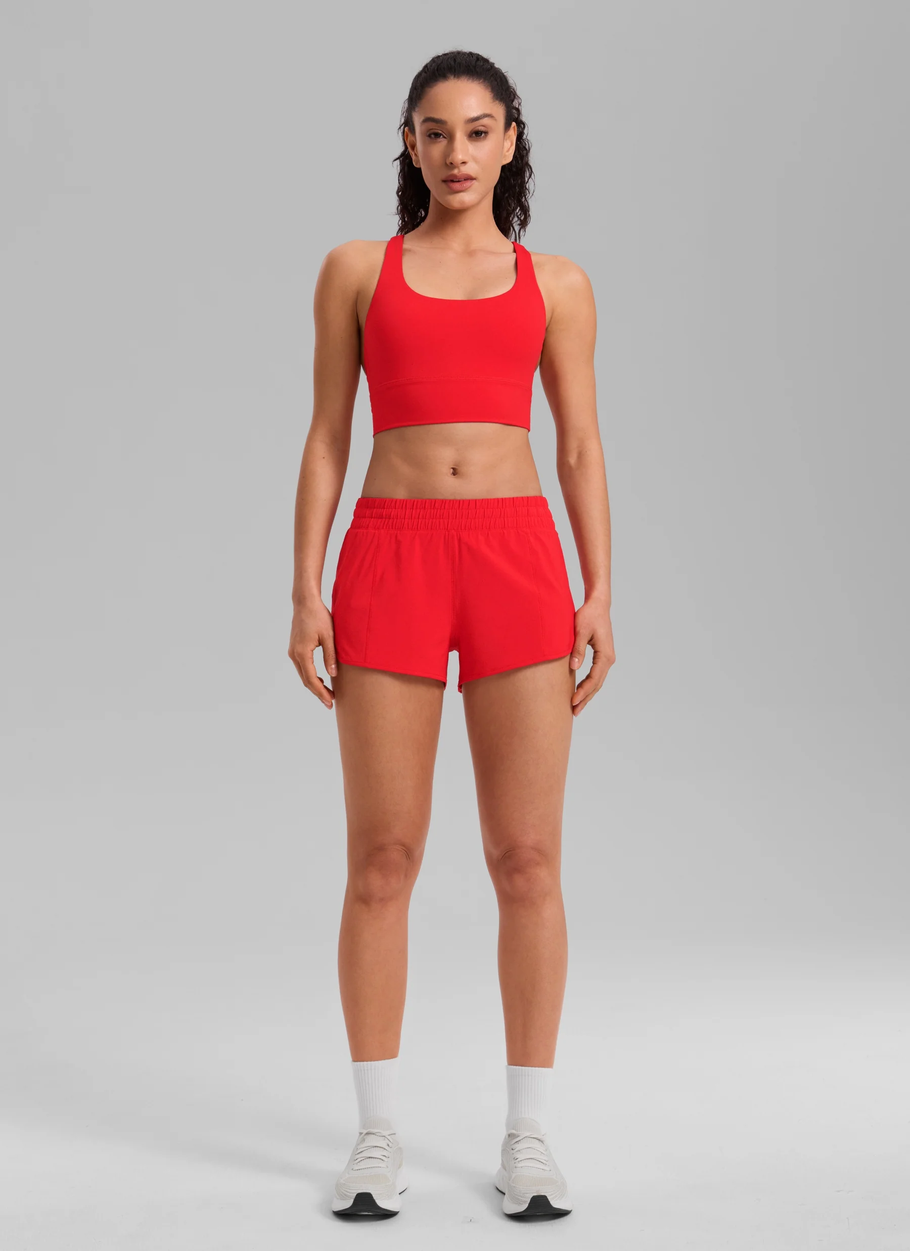 Feathery-Fit Soft Liner Zip Pocket Shorts 2.5''