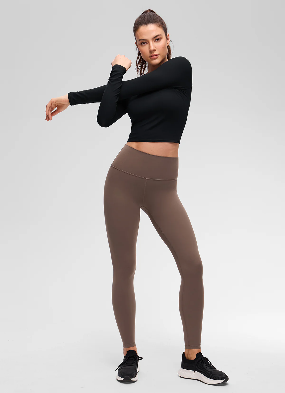 Brushed Feeling Crew Neck Raglan Long Sleeve