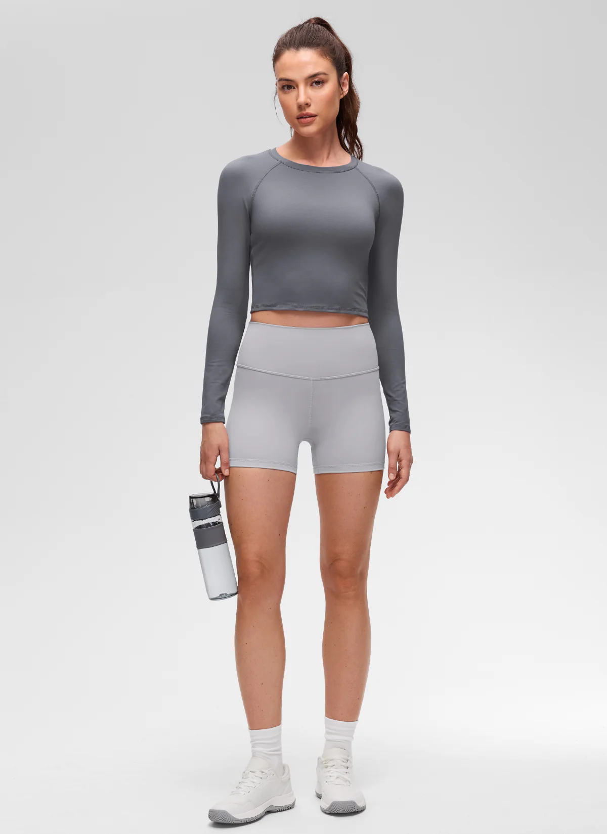 Brushed Feeling Crew Neck Raglan Long Sleeve