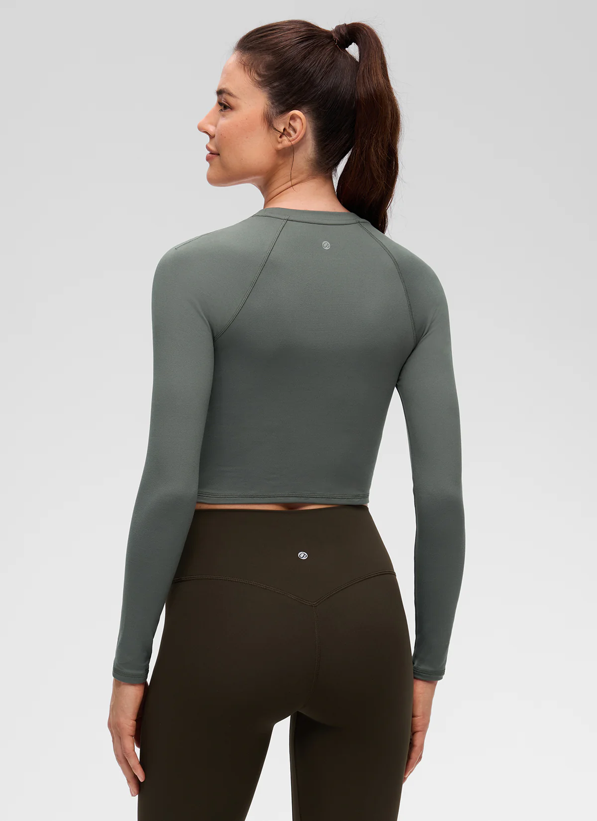 Brushed Feeling Crew Neck Raglan Long Sleeve