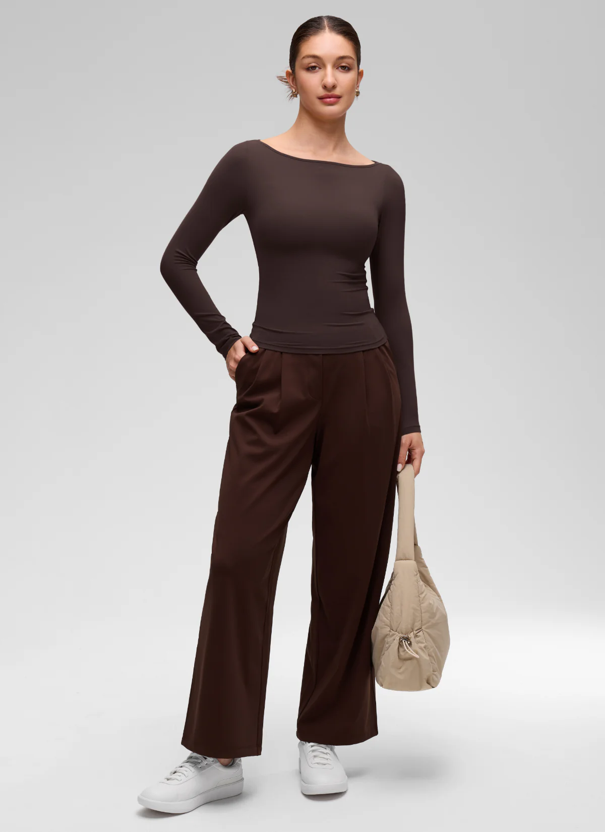 Softembrace Boat Neck Long Sleeve