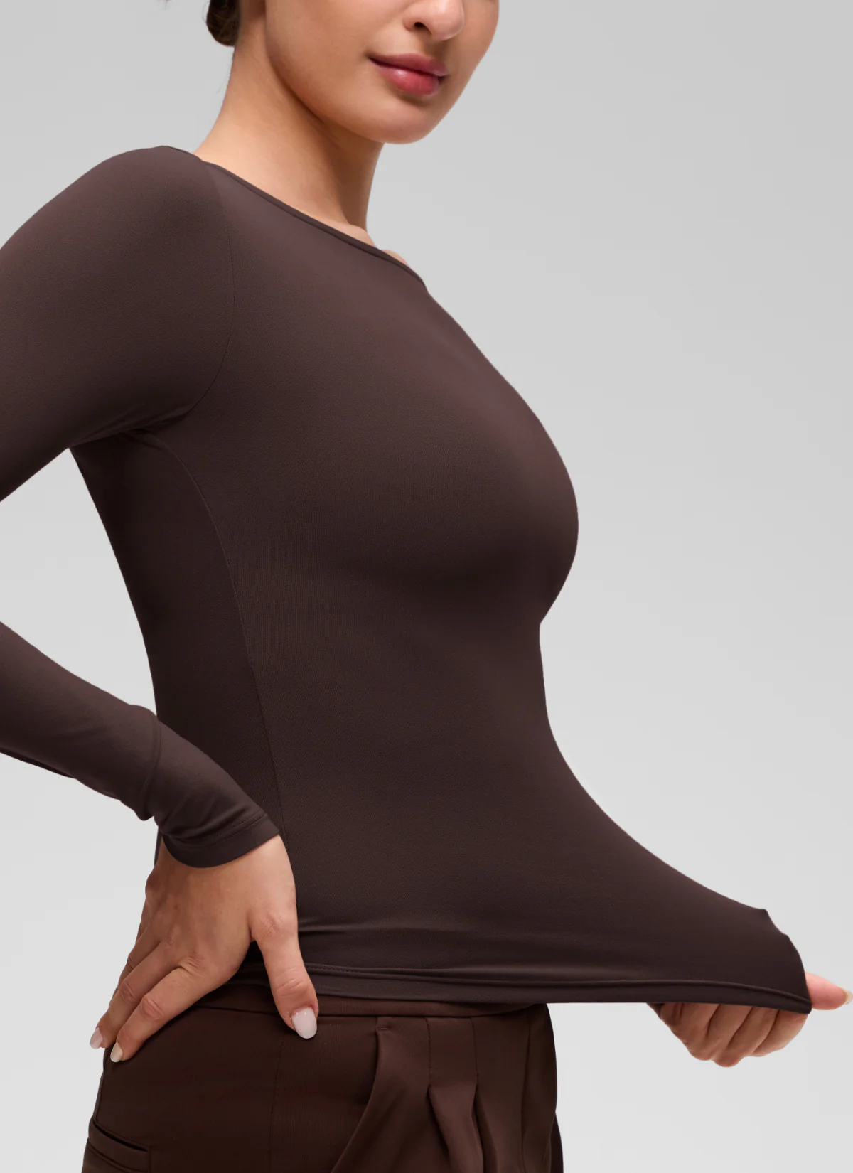Softembrace Boat Neck Long Sleeve