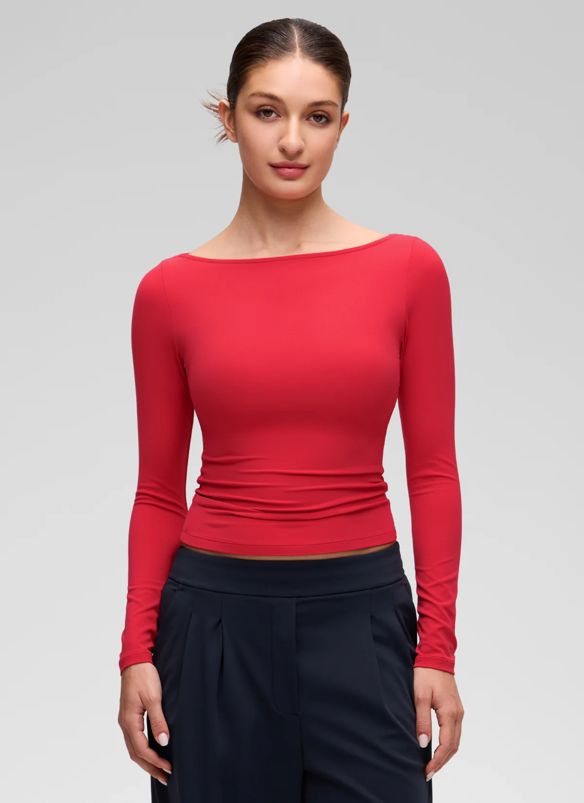 Softembrace Boat Neck Long Sleeve